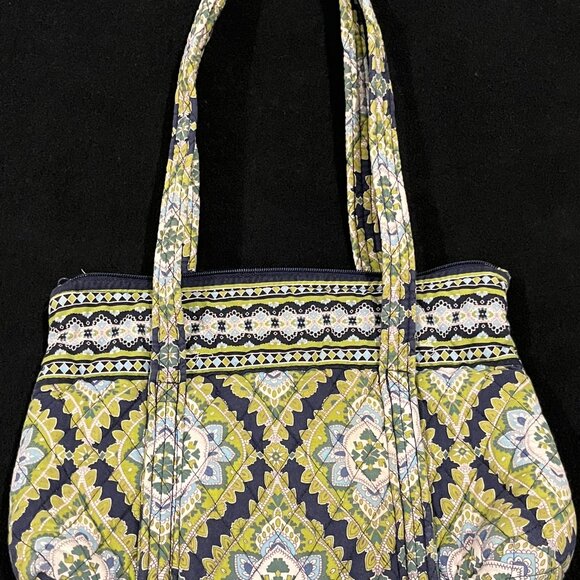Vera Bradley Retired Cambridge Pattern 2 Strap Top Zip Purse - Picture 5 of 9